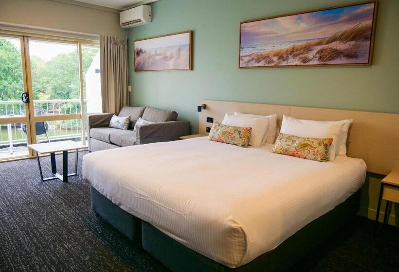 带大床的标准工作室, Nightcap At Hinterland Hotel Nerang