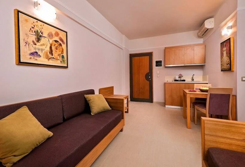 带1个卧室的高级公寓, Porto Platanias Village Resort