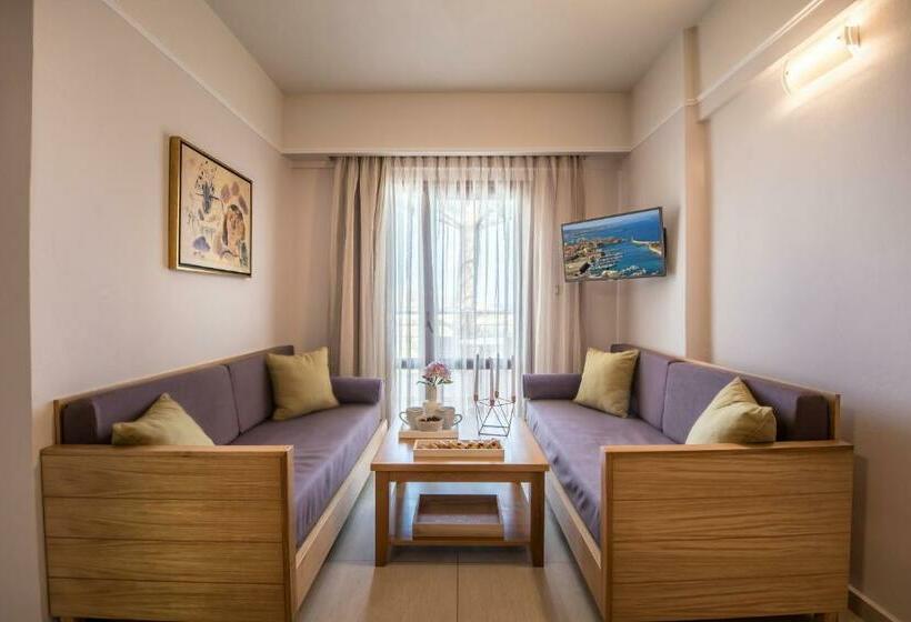 带2个卧室的高级公寓, Porto Platanias Village Resort