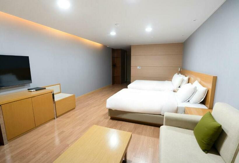 חדר דלוקס נוף לים, Uni Hotel Jeju