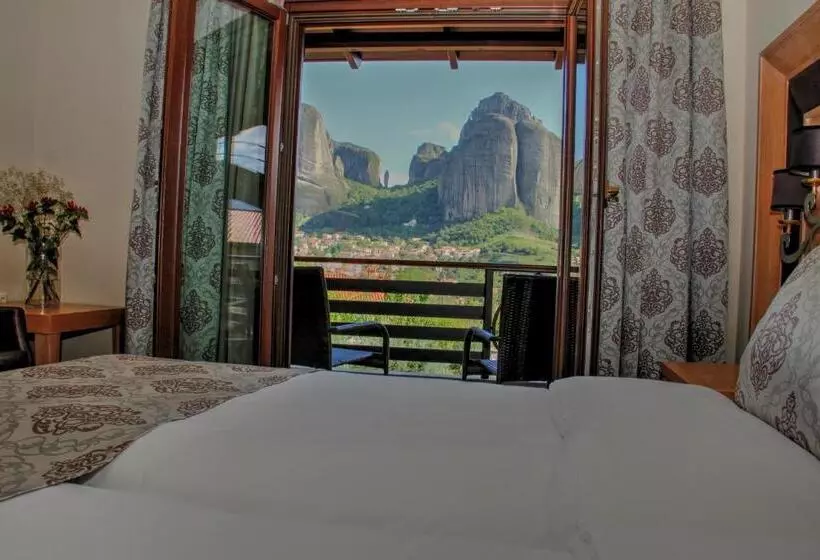 景色の見えるスタンダードシングルルーム, Grand Meteora