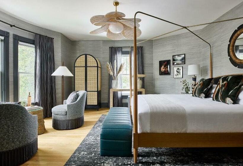 キングサイズベッド、ビュー付きデラックスルーム, The Coco, The Edgartown Collection