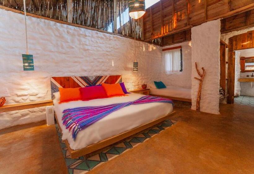 غرفة قياسية ثلاثية مطلة علي حمام السباحة, Canto Del Agua Ecolodge