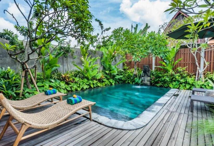 וילה עם חדר שינה אחד ובריכת שחיה, Kirani Joglo Villa Bali By Mahaputra