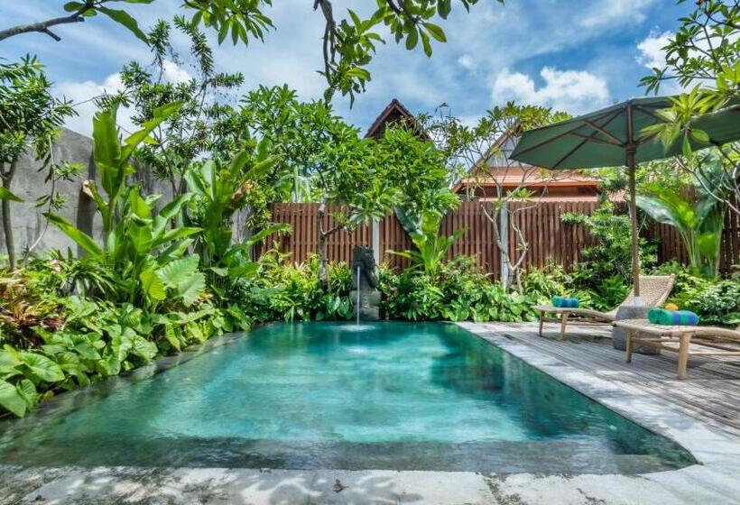 Вилла с 1 спальней и бассейном, Kirani Joglo Villa Bali By Mahaputra