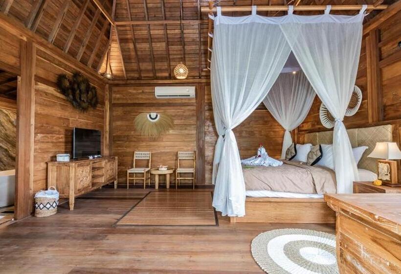 וילה עם חדר שינה אחד ובריכת שחיה, Kirani Joglo Villa Bali By Mahaputra