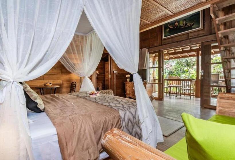 וילת דופלקס חדר שינה 1, Kirani Joglo Villa Bali By Mahaputra