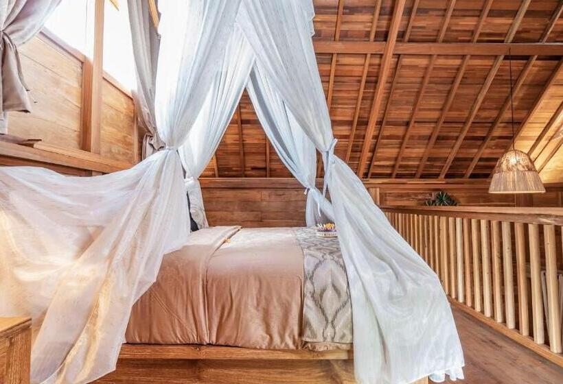 וילת דופלקס חדר שינה 1, Kirani Joglo Villa Bali By Mahaputra