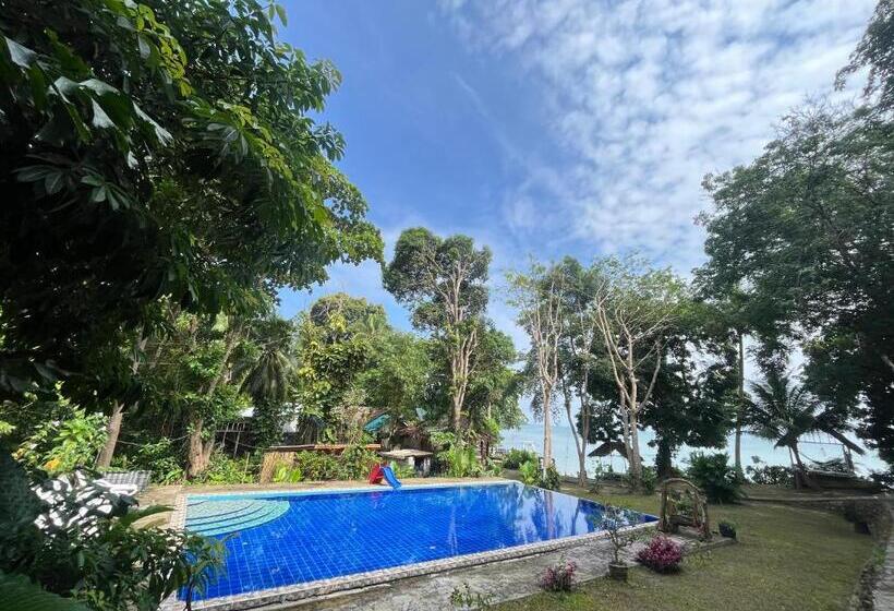 패밀리 룸 바다 전망, Koh Mook Garden Beach Resort