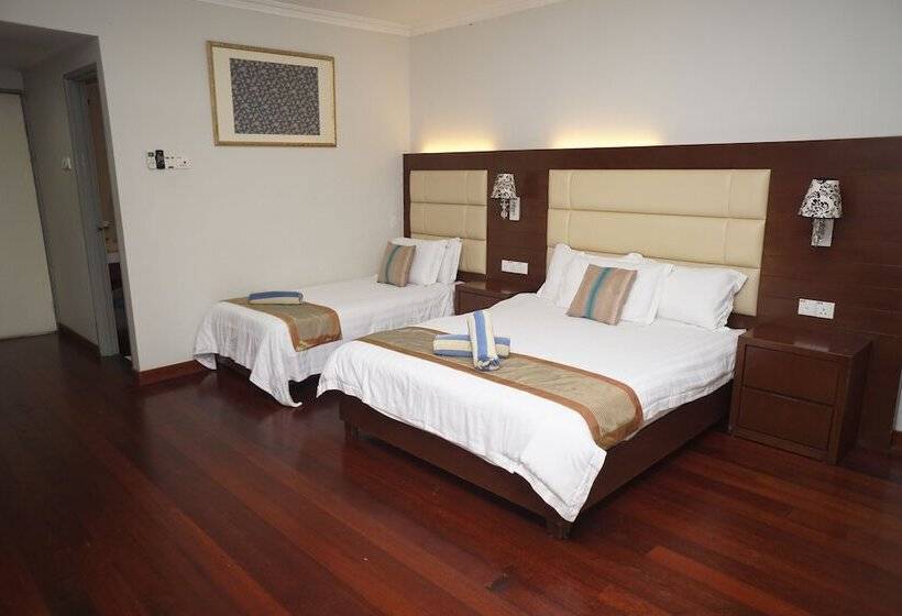 חדר דלוקס נוף לים, Langkah Syabas Beach Resort