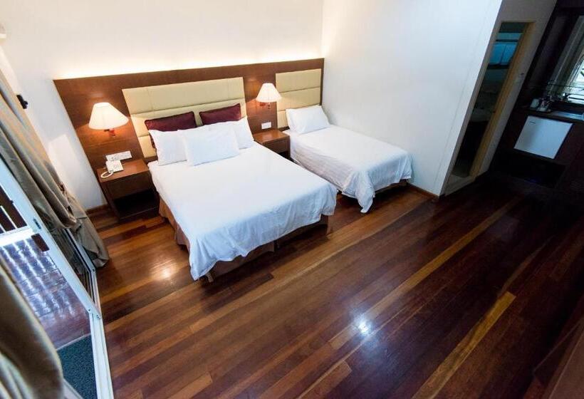 בקתת דלוקס בת חדר 1, Langkah Syabas Beach Resort