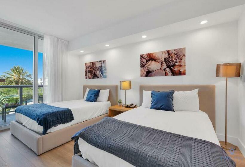 Дом 1 Спальня, Modern Resort With Balcony Near Beach Pool