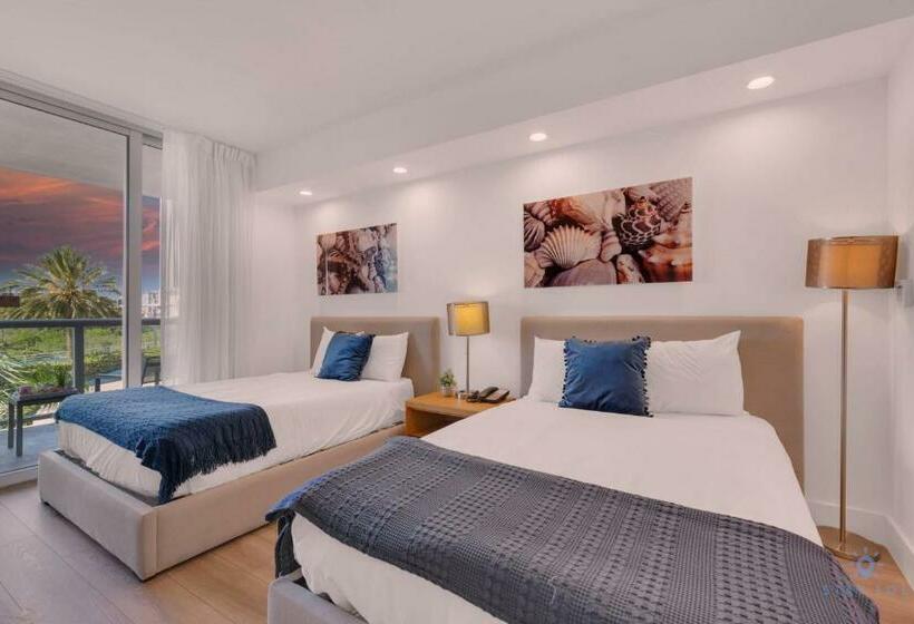 Дом 1 Спальня, Modern Resort With Balcony Near Beach Pool