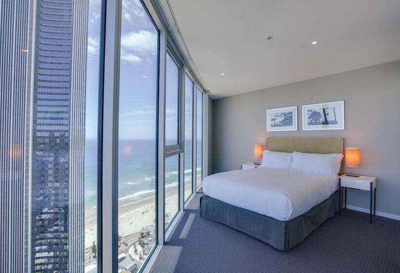 آپارتمان 3 خوابه با چشمانداز دریا, Hilton Surfers Paradise Hotel & Residences