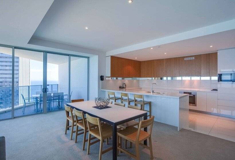 آپارتمان 4 خوابه, Hilton Surfers Paradise Hotel & Residences
