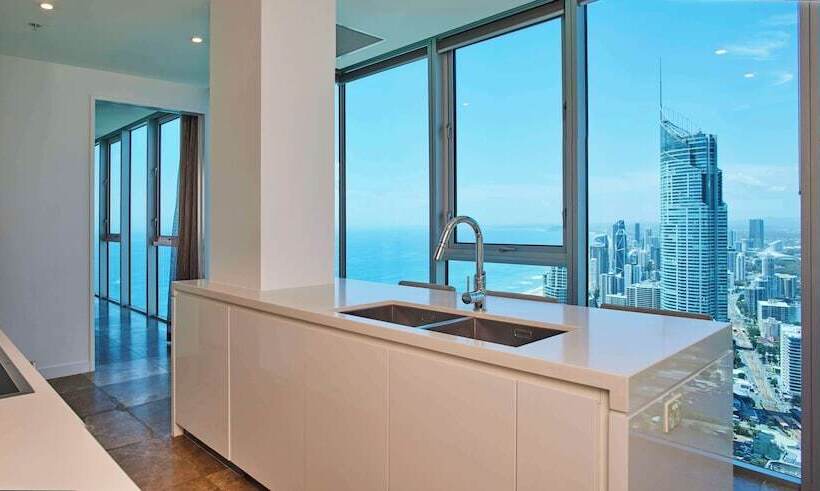 1침실 펜트하우스 아파트, Hilton Surfers Paradise Hotel & Residences