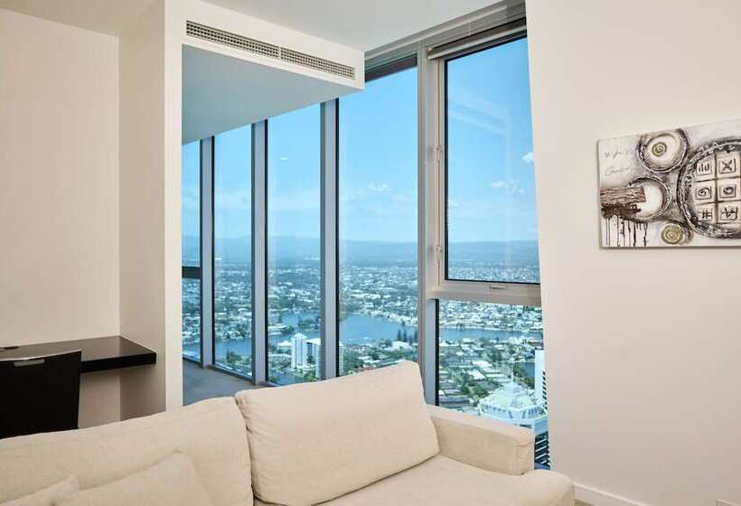1침실 펜트하우스 아파트, Hilton Surfers Paradise Hotel & Residences