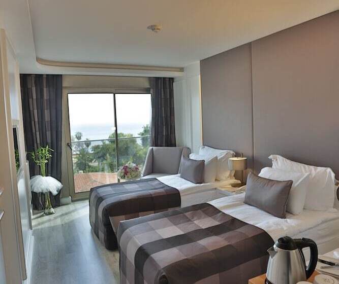 اتاق استاندارد با چشمانداز دریا, Sky Kamer Hotel Antalya