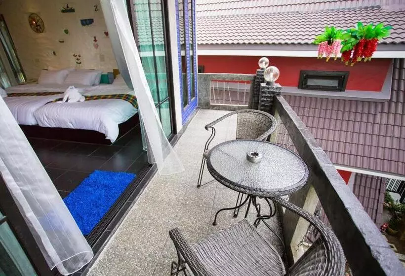 Deluxe Kolmen Hengen Huone, Is Am O Chiang Mai Resort