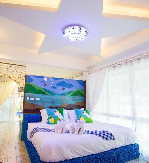 キングサイズベッドのデラックスルーム, Is Am O Chiang Mai Resort