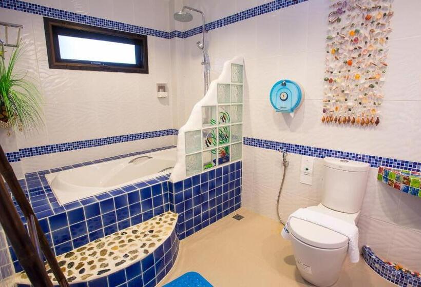 キングサイズベッドのデラックスルーム, Is Am O Chiang Mai Resort