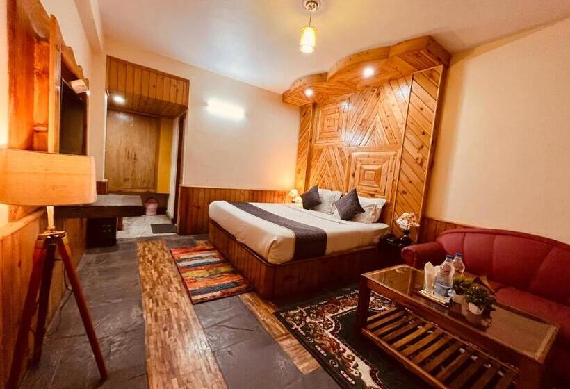 스탠다드 룸 킹사이즈 침대, Snow Clad Riverview Hotel & Resort, Manali