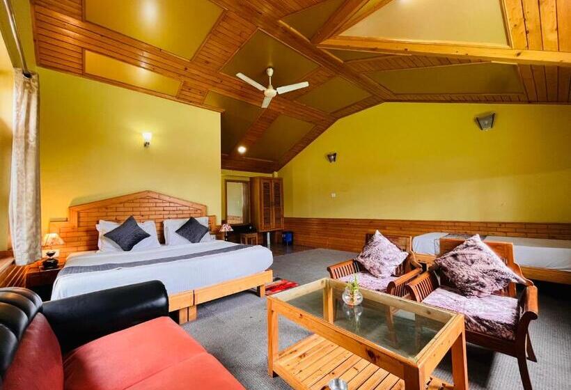 스탠다드 룸 킹사이즈 침대, Snow Clad Riverview Hotel & Resort, Manali