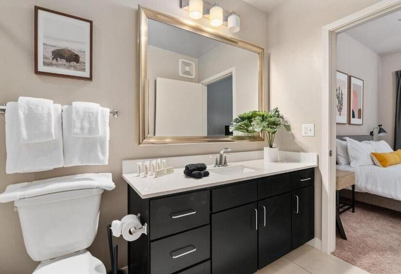 Апартаменты Deluxe 1 Спальня, Lodgeur At Elan Med Center