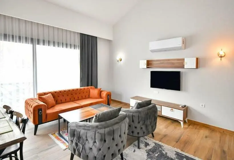 １ベッドルームのデラックスアパートメント, Red Moon Suites