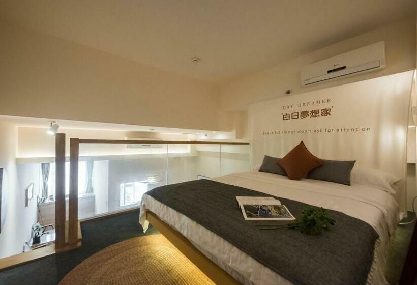 带大床的行政房间, Wesu Apartment Shenzhen Futian Bagualing Branch