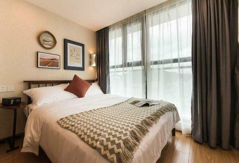 带2个卧室的公寓, Wesu Apartment Shenzhen Futian Bagualing Branch