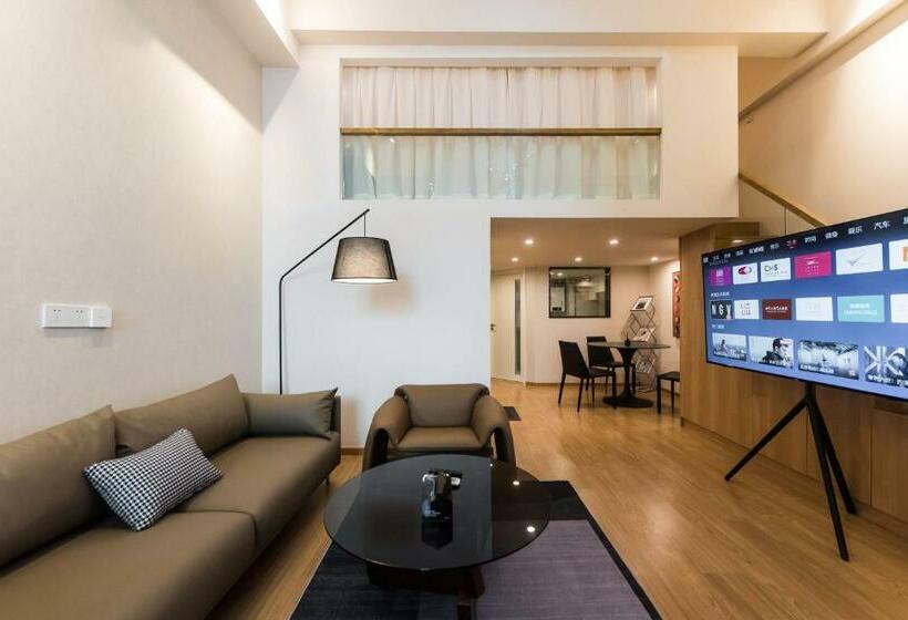 Apartamento Deluxe 3 Quartos, Wesu Apartment Shenzhen Futian Bagualing Branch