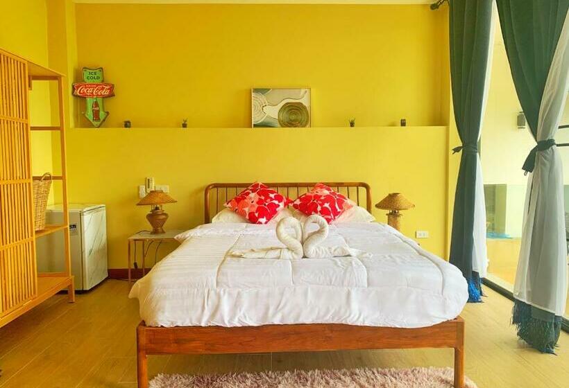 חדר סטנדרט עם מיטת קינג, Sea View   Palm Villa