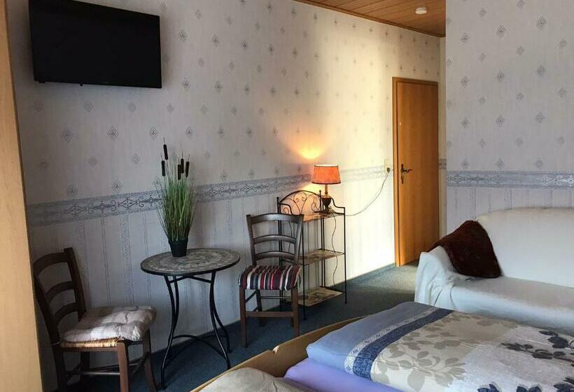 חדר סטנדרט עם מרפסת, Moselpension Gwosch