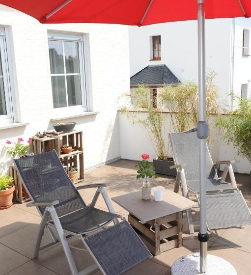 شقة غرفة واحدة مزودة بتراس, Weingut U. Gästehaus Becker