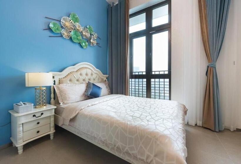 ２ベッドスイートルーム, Wesu Weisu Executive Apartment Shenzhen Shenda Metro Store