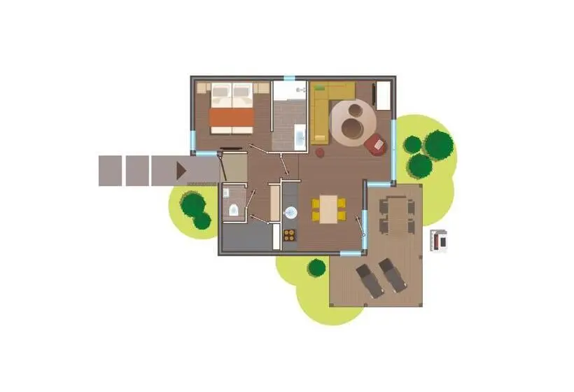 Talo 1 Makuuhuone, Terhills Resort By Center Parcs