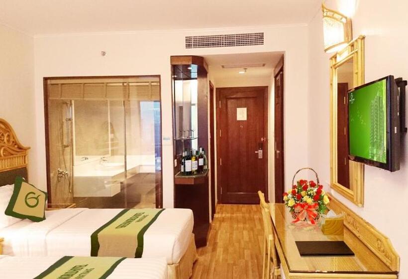 اتاق لوکس با چشم‌انداز دریا, Green World Hotel Nha Trang