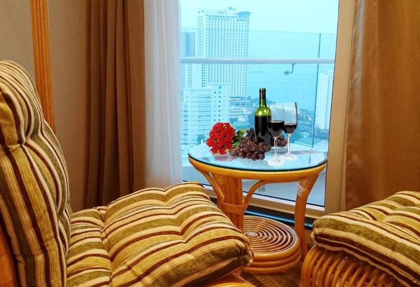 اتاق لوکس با چشم‌انداز دریا, Green World Hotel Nha Trang