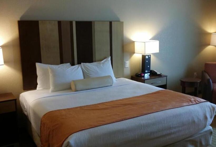 适合残疾人士使用的带超级大床的标准间, Best Western Plus Flatonia Inn