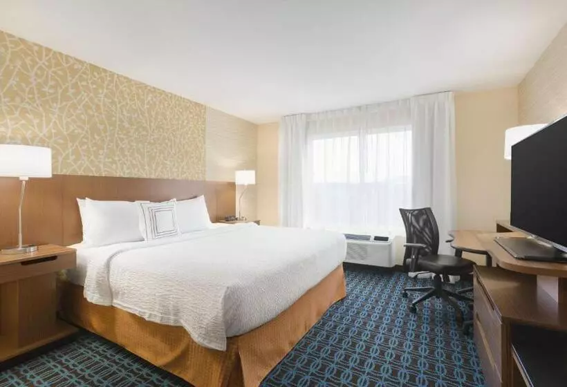 キングサイズベッドのスタンダードルーム, Fairfield Inn & Suites By Marriott Pittsburgh Airport/robinson Township