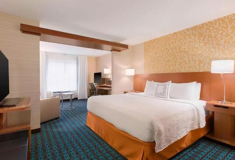 キングサイドベッドのスタンダードワンルーム, Fairfield Inn & Suites By Marriott Pittsburgh Airport/robinson Township