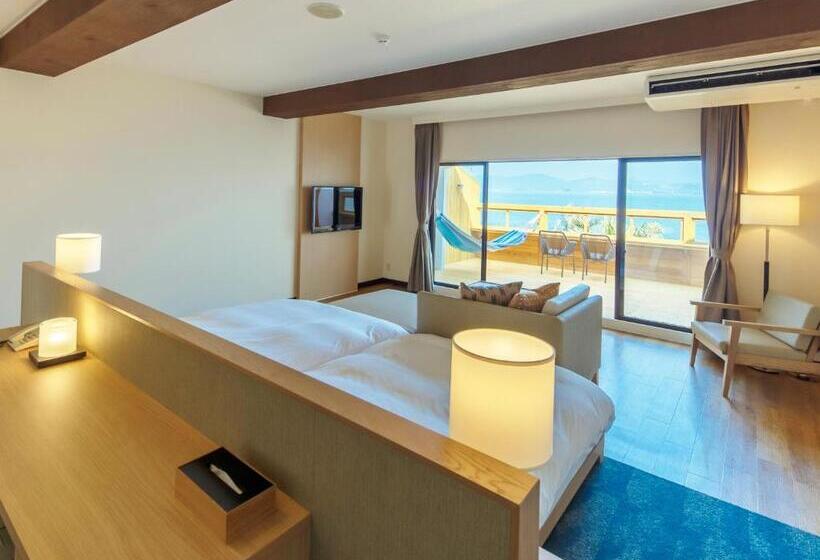 اتاق استاندارد با چشمانداز دریا, I + Land Nagasaki