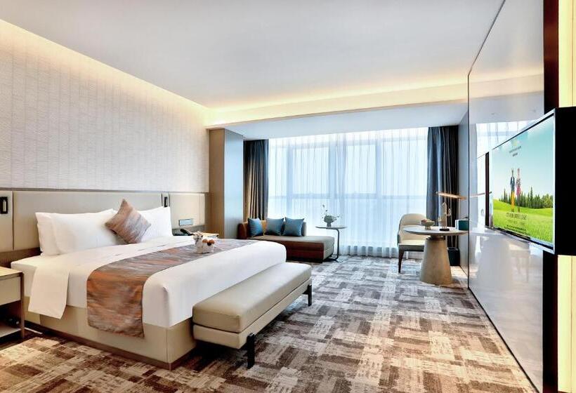 디럭스 룸 킹사이즈 침대, Yiwu Yandoo Yayue