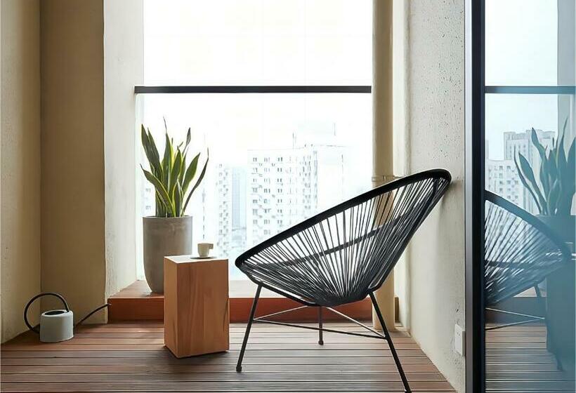 デラックススタジオ, Base Pusan Serviced Apartment Shanghai New International Expo Centre