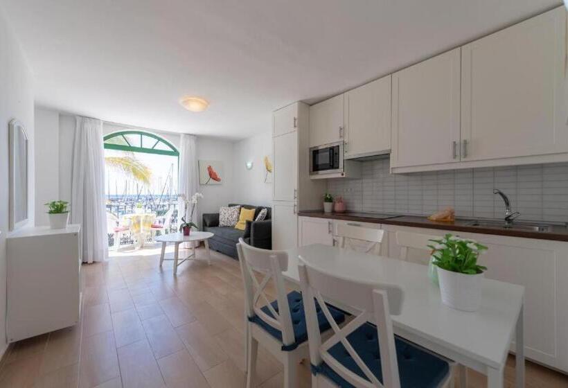 침실 1개 바다 전망 아파트, Billy S Marina Apartments With Pool Access, Puerto De Mogan