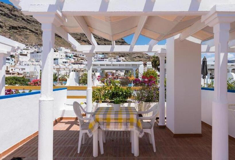 침실 1개 바다 전망 아파트, Billy S Marina Apartments With Pool Access, Puerto De Mogan