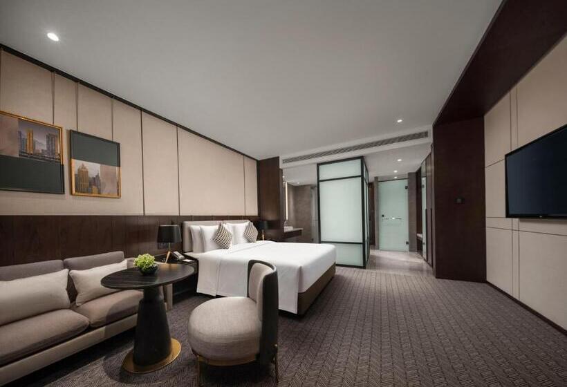 스탠다드 룸 킹사이즈 침대, Grand New Century Hotel Wenzhou