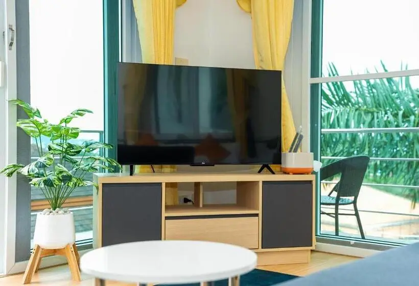 Standard-huone Merinäkymä Parveke, ฺbaan Waru Seaview Villa