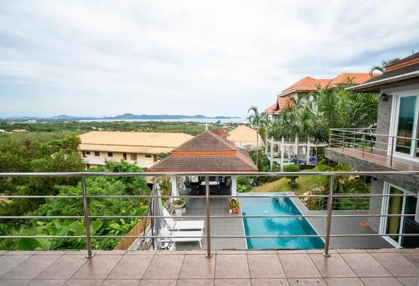 Standard-huone King-vuode, ฺbaan Waru Seaview Villa